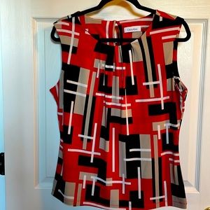 Calvin Klein Sleeveless Top SZ L
